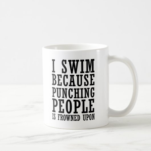 lustige Schwimmmeme Kaffeetasse (Rechts)
