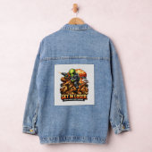 Lustige Sci-Fi-Fantasy-Meme-Kunst, Außerirdischer Jeansjacke (Hangar)