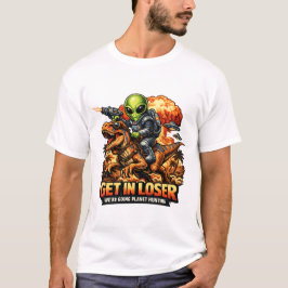 Lustige Sci-Fi-Fantasy-Meme-Kunst, Außerirdischer  T-Shirt