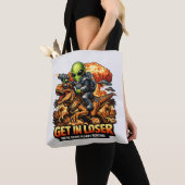 Lustige Sci-Fi-Fantasy-Meme-Kunst, Außerirdischer Tasche (Von Nahem)