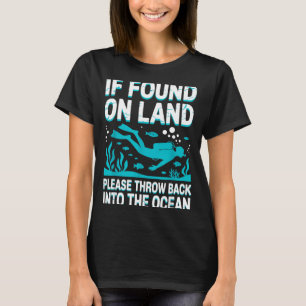 Lustige Scuba-Tauch-Kunst Für Männer Frauen Scuba- T-Shirt