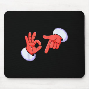 Lustige Sechs Sieben 67 Meme 6 7 Weihnachten Santa Mousepad