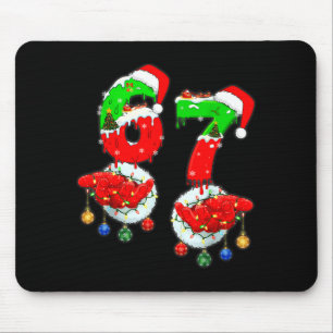 Lustige Sechs Sieben 67 Meme 6 7 Weihnachten Santa Mousepad