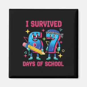 Lustige Sechs Sieben 67 Schul-Meme-Nummer Humor  Magnet