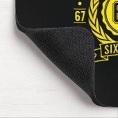 Lustige Sechs Sieben 6 7 67 Meme Gen Alpha Slang J Mousepad (Ecke)
