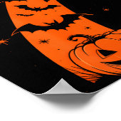 Lustige Sechs Sieben 6 7 Meme Design Paare Hallowe Poster (Ecke)