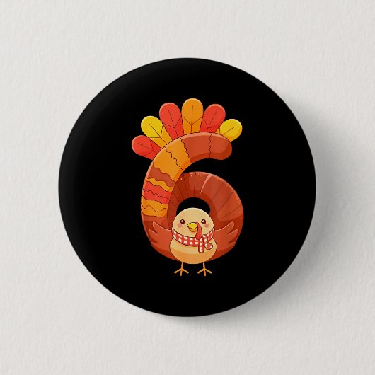 Lustige Sechs Sieben 6 7 Meme Design Paare Thanksg Button (Vorderseite)