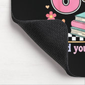 Lustige Sechs Sieben 6 7 Meme Lehrer Design Lesen Mousepad (Ecke)