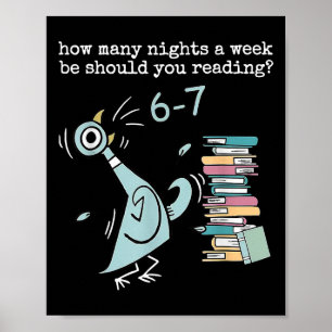 Lustige Sechs Sieben 6 7 Meme Lehrer Design Lesen Poster