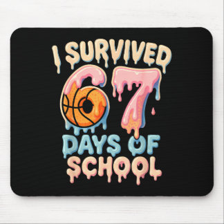 Lustige Sechs Sieben 6 7 Meme Z Gen Ich überlebte Mousepad