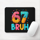 Lustige Sechs Sieben Bruh 67 Eiscreme-Tropf Männer Mousepad (Mit Mouse)