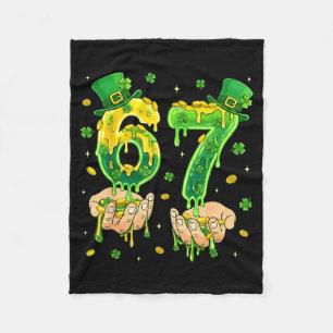 Lustige sechs sieben St. Patricks Day Shirts Jugen Fleecedecke