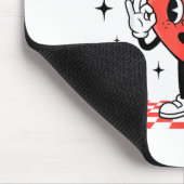 Lustige Sechs Sieben Süße Herz 67 Meme Valentinsta Mousepad (Ecke)