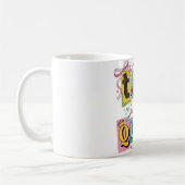 Lustige Second-Hand-Königin Kaffeetasse (Links)