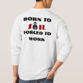 Lustige Segelnkapitän-Spaßseeleute T-Shirt (Rückseite)