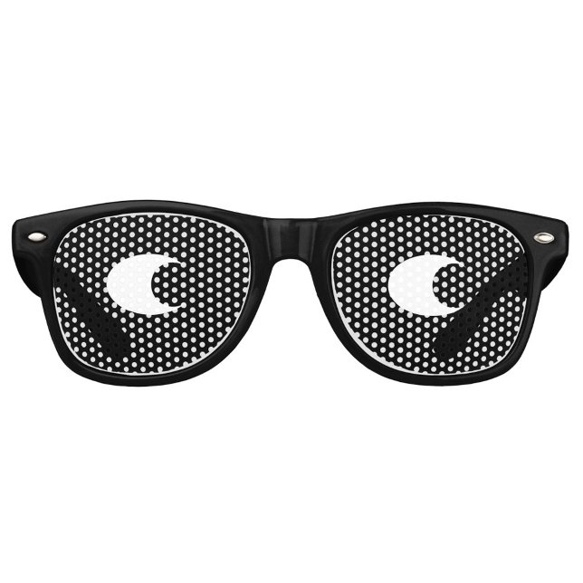 Lustige Seitenblick-Novität Partybrille (Funny side eye novelty sunglasses)