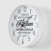 lustige Selbstputzkunst Uhr (Winkel)