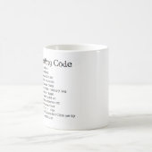 lustige Senioren simsen Code Kaffeetasse (Mittel)