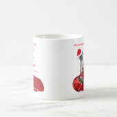 Lustige sexy Pinup-Ho Kaffeetasse (Mittel)