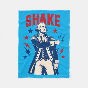 Lustige Shake And Bake 4. Juli Paare Übereinstimme Fleecedecke