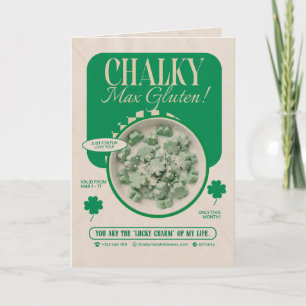 Lustige Shamrock-Kleeblatt-Karte – Für ihn Karte