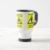 Lustige Sicherheits-Reise-Tasse Reisebecher (VorderseiteRechts)