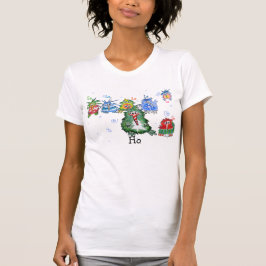Lustige sieben WeihnachtsCartoon-Kiwi-Vögel T-Shirt