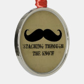 Lustige Silbernes Ornament (Rechts)