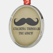 Lustige Silbernes Ornament (Links)