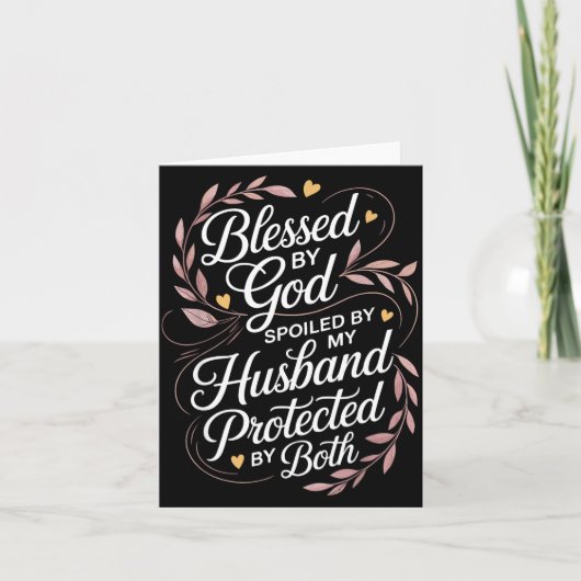 Lustige Siled-Ehefrau-Kunst für Frauen Mädchen Mpy Karte (Vorderseite)