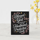 Lustige Siled-Ehefrau-Kunst für Frauen Mädchen Mpy Karte (Gelbe Blume)