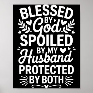 Lustige Siled Ehefrau Kunst Für Frauen Mädchen Mpy Poster