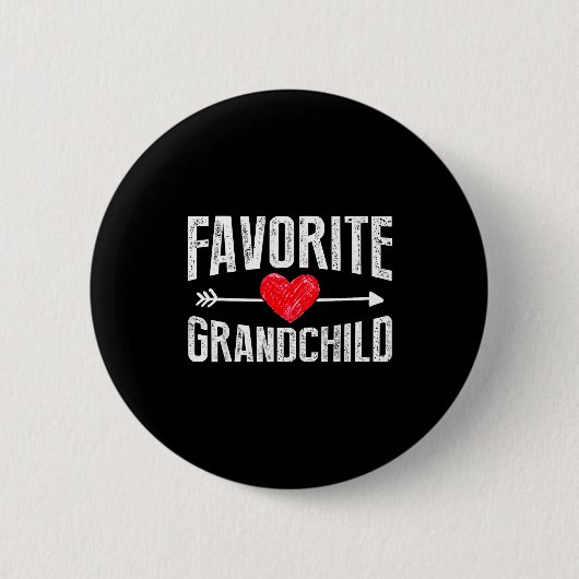 Lustige Siled Enkelkinder Lieblings-Enkelkind  Button (Vorderseite)