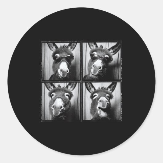 Lustige Singles Runder Aufkleber (Vorderseite)