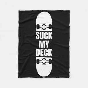 Lustige Skateboard-Deck Skateboardfahren Skater fü Fleecedecke