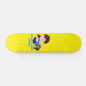 lustige Skateboard "HEAD START CREW" (Horizontal)