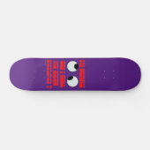 lustige Skateboard "ROLLIN' EYES" (Horizontal)