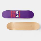 lustige Skateboard "ROLLIN' EYES" (Horizontal)