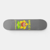 lustige Skateboard "SMILE" (Horizontal)