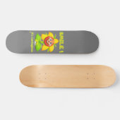 lustige Skateboard "SMILE" (Horizontal)