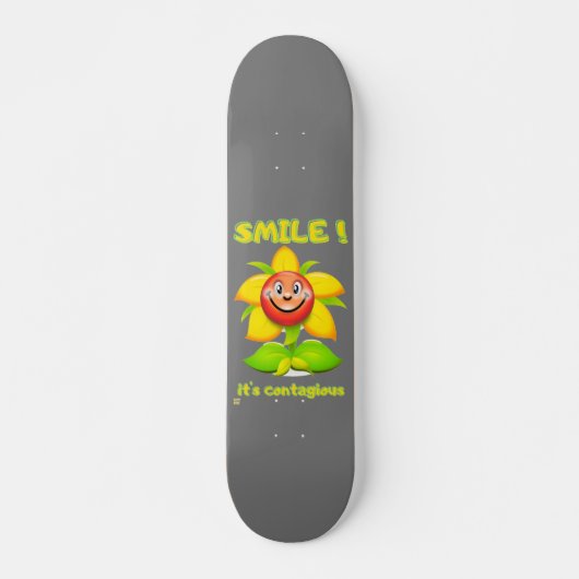 lustige Skateboard "SMILE" (Vorne)