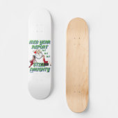 lustige Skateboard "STILL NAUGHTY 2" (Vorderseite)