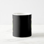 Lustige Skelett-Fußballmutter, Fußballmutter-Seite Kaffeetasse (Mittel)