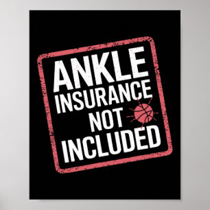 Lustige Skelett Knöchel Versicherung Design für Ve Poster