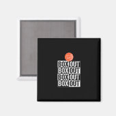 Lustige Skelett-Trainer-Geschenkbox Aufschrift  Magnet (Vorderseite/Rückseite)