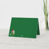 Lustige Slogan-Weihnachtskarten mit einem Greta-Th Karte (Rückseite)
