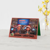 Lustige Slogan-Weihnachtskarten mit einem Greta-Th Karte (Gelbe Blume)