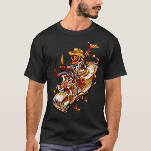 Lustige Smokey und der Bandit Auto-Film-Kunst T-Shirt