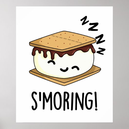 Lustige S'more-Wortspiele Poster (Vorne)