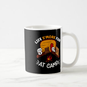 Lustige Smores Camping Lagerfeuer Marshmallow Lebe Kaffeetasse